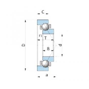 26 mm x 47 mm x 15 mm  NTN SF0581PX1 Cojinetes De Bola De Contacto Angular