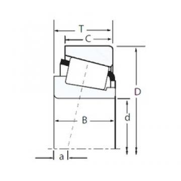 31.75 mm x 69,012 mm x 19,583 mm  Timken 14124/14274 Rodamientos De Rodillos Cónicos