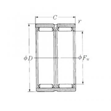 NSK RNAFW759560 Rodamientos De Agujas