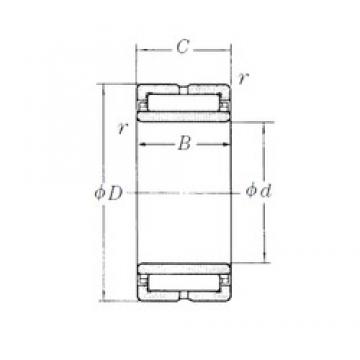 110 mm x 140 mm x 30 mm  NSK NA4822 Rodamientos De Agujas