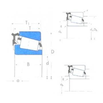 38,1 mm x 65,088 mm x 18,288 mm  Timken LM29748/LM29710-LM29700LA Rodamientos De Rodillos Cónicos