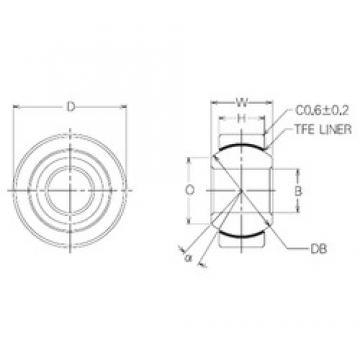 4 mm x 14 mm x 4 mm  NMB SBT4 Rodamientos Deslizantes