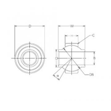 8 mm x 18 mm x 8 mm  NMB MBY8CR Rodamientos Deslizantes