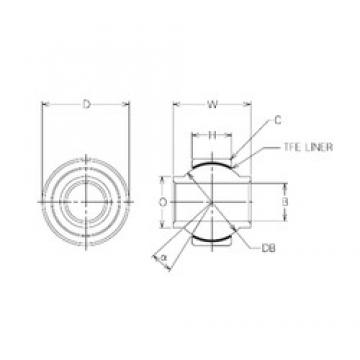 5 mm x 14 mm x 5 mm  NMB MBYT5 Rodamientos Deslizantes