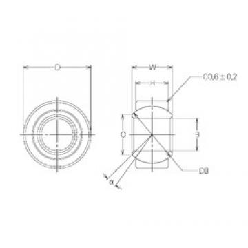 8 mm x 17,5 mm x 8 mm  NMB MBW8CR Rodamientos Deslizantes