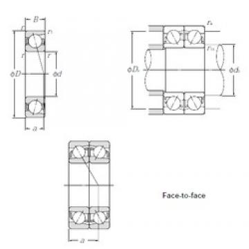 15 mm x 35 mm x 11 mm  NTN 7202BDF Cojinetes De Bola De Contacto Angular