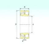 1120 mm x 1360 mm x 243 mm  ISB 248/1120 K Rodamientos De Rodillos Esféricos