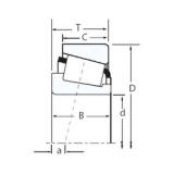 22,225 mm x 52 mm x 14,26 mm  Timken 07087X/07205 Rodamientos De Rodillos Cónicos