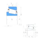 50,8 mm x 93,264 mm x 30,302 mm  Timken 3780/3720 Rodamientos De Rodillos Cónicos